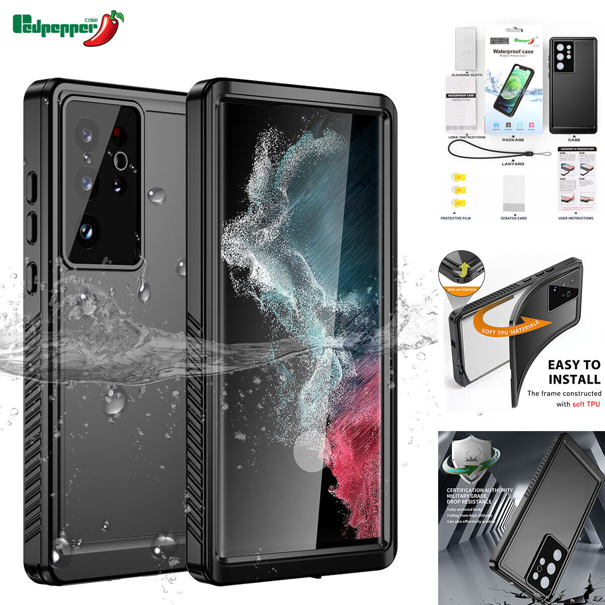 Redpepper Waterproof Case REDUCED TO CLEAR MODELS